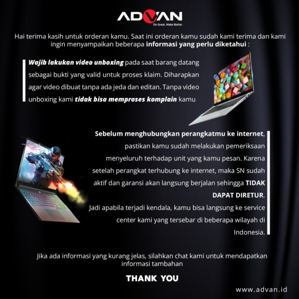 ADVAN Laptop Workplus AMD RYZEN 5 6600H 14'' FHD IPS 16GB 1TB Win 11 - Image 9