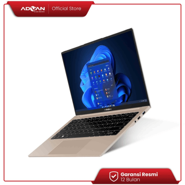 ADVAN Notebook Laptop Workpro Intel I5 14'' FHD IPS 8GB 256GB Win 11 - Grey - Image 10