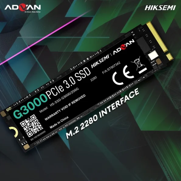 SSD ADVAN X HIKSEMI G3000 M.2 NVMe 256GB 2280 PCIe - Image 3