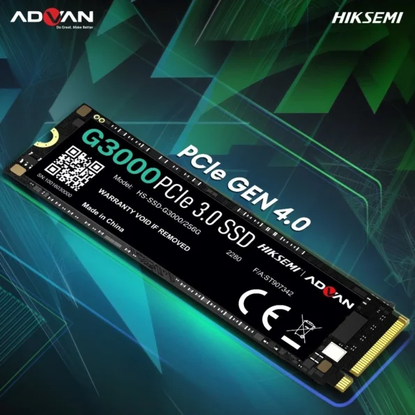 SSD ADVAN X HIKSEMI G3000 M.2 NVMe 256GB 2280 PCIe - Image 4
