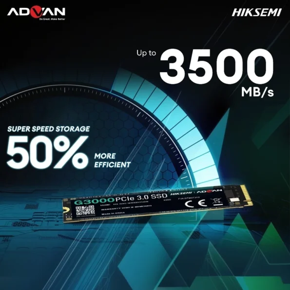 SSD ADVAN X HIKSEMI G3000 M.2 NVMe 256GB 2280 PCIe - Image 5