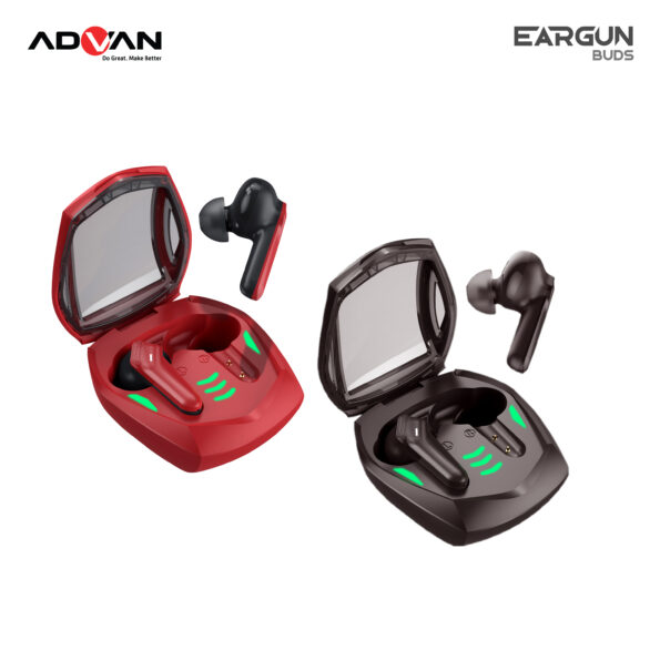 True Wireless Earphone Gaming Advan Eargun Buds Bluetooth 5.3 Earbuds TWS - Image 3